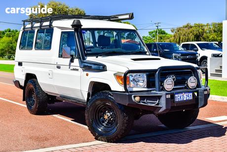 White 2015 Toyota Landcruiser Wagon Workmate (4X4)