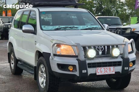White 2009 Toyota Landcruiser Prado Wagon Gx (4X4)