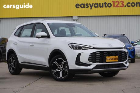 White 2025 MG ZS Wagon Excite Hybrid+