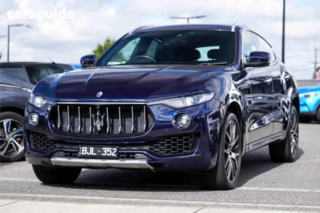 Blue 2017 Maserati Levante Wagon