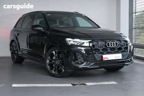 Black 2024 Audi Q7 Wagon 50 Tdi S Line Quattro Mhev
