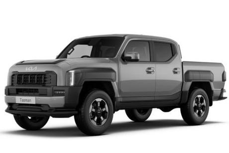 Grey 2025 Kia Tasman Double Cab Pick Up Sx+ (4X4) (0.9T) Body Fender