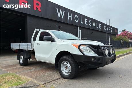 White 2012 Mazda BT-50 Cab Chassis Xt (4X2)