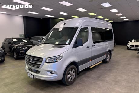 Silver 2021 Mercedes-Benz Sprinter Van 416Cdi Vs30 Mwb Rwd