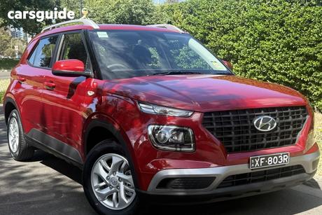 Red 2025 Hyundai Venue Wagon