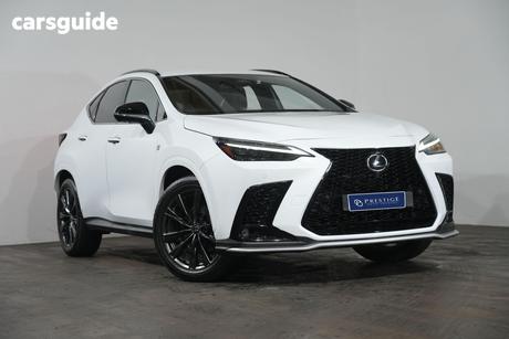 White 2023 Lexus NX350H Wagon F Sport + Ep1 Hybrid Awd