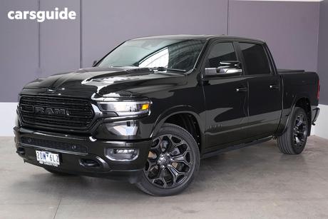 Black 2022 RAM 1500 Crew Cab Utility Limited Rambox (Hybrid)