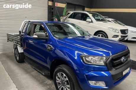 Blue 2018 Ford Ranger Super Cab Utility Xlt 3.2 (4X4)