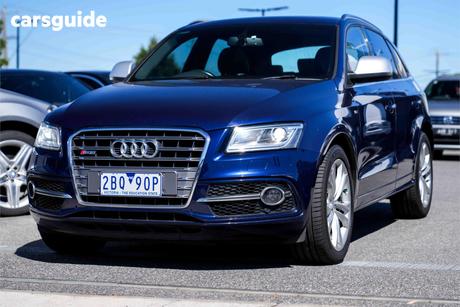 Blue 2014 Audi SQ5 Wagon 3.0 Tdi Quattro