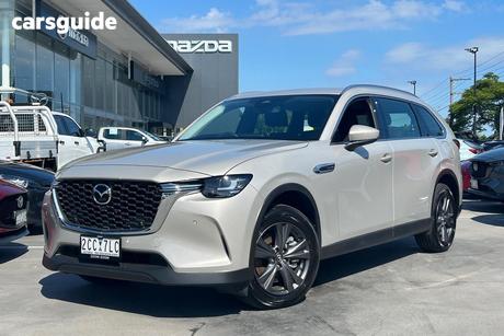 Gold 2025 Mazda CX-80 Wagon G40E Pure