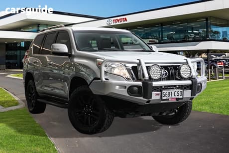 Silver 2015 Toyota Landcruiser Prado Wagon Gxl (4X4)
