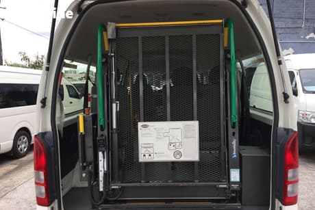 White 2018 Toyota HiAce Bus Commuter