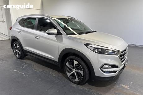 Silver 2016 Hyundai Tucson Wagon Elite (Awd)