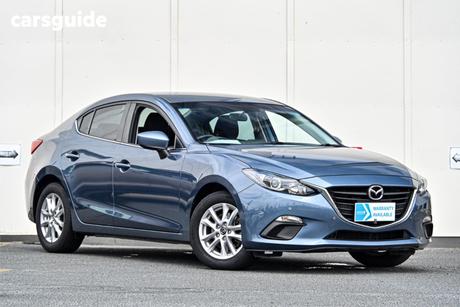 Blue 2014 Mazda 3 Sedan Maxx