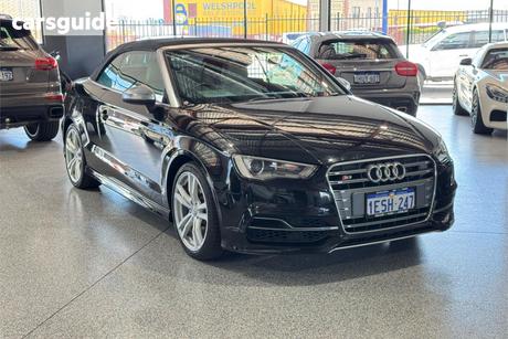 Black 2015 Audi S3 Cabriolet 2.0 Tfsi Quattro