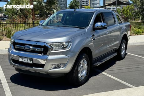 Silver 2015 Ford Ranger Dual Cab Utility Xlt 3.2 (4X4)