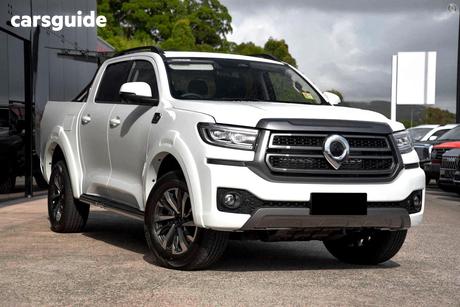 White 2025 GWM Cannon Dual Cab Utility Ultra (4X4)