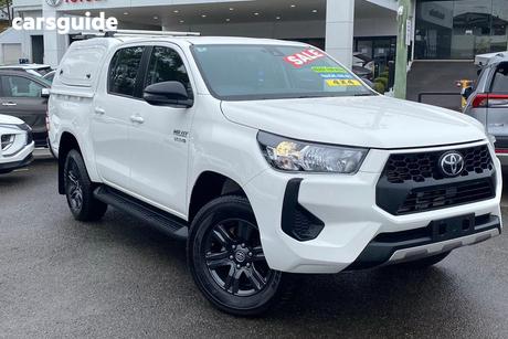 White 2020 Toyota Hilux Double Cab Pick Up Sr5 Hi-Rider