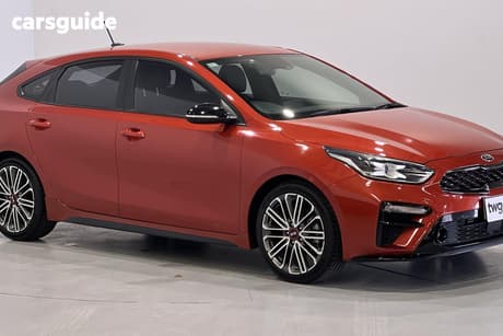 Orange 2018 Kia Cerato Hatchback Gt (Turbo)