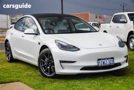 White 2022 Tesla Model 3 Sedan Long Range