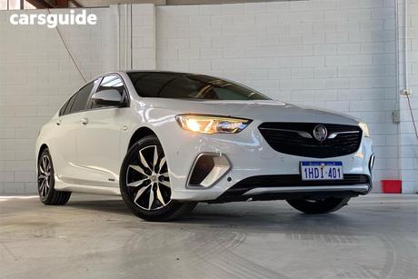White 2020 Holden Commodore Liftback Rs