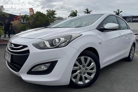 White 2014 Hyundai I30 Hatchback Active