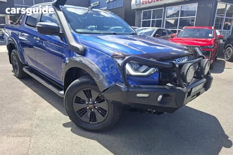 Blue 2022 Isuzu D-MAX Crew Cab Utility X-Terrain (4X4)