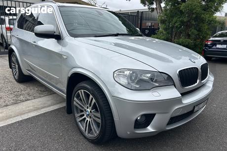 Silver 2012 BMW X5 Wagon Xdrive 40D Sport
