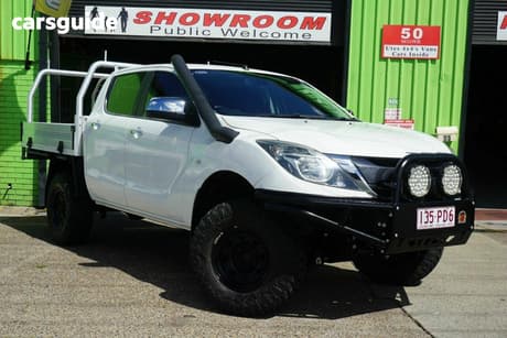 White 2017 Mazda BT-50 Dual Cab Utility Xtr (4X4)