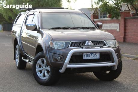 Brown 2011 Mitsubishi Triton Ute Tray GLX-R 4X4
