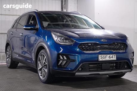 Blue 2021 Kia Niro Wagon Hev Sport (Hybrid)