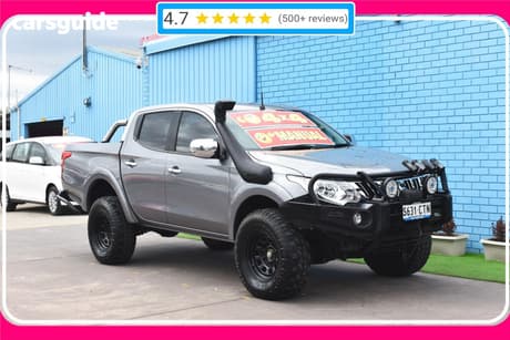 Grey 2016 Mitsubishi Triton Dual Cab Utility Gls (4X4)