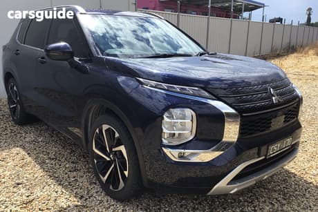 Blue 2024 Mitsubishi Outlander Wagon Exceed 7 Seat (Awd)