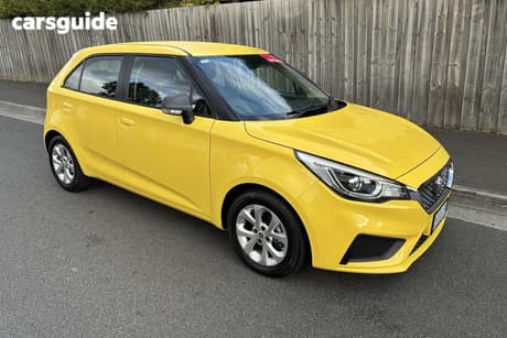 Yellow 2023 MG MG3 Hatchback Core