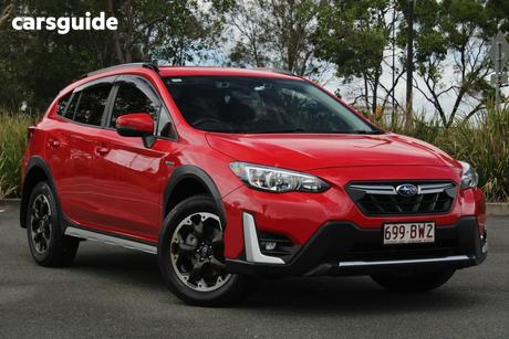 Red 2021 Subaru XV Wagon Hybrid L Awd