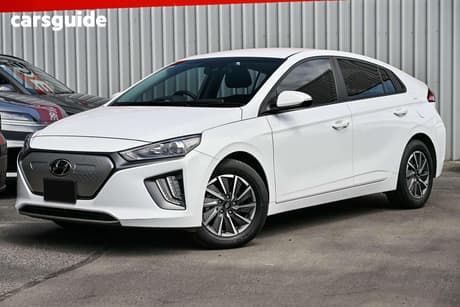 White 2021 Hyundai Ioniq Hatchback Electric Elite