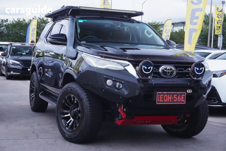 Black 2021 Toyota Fortuner Wagon Crusade