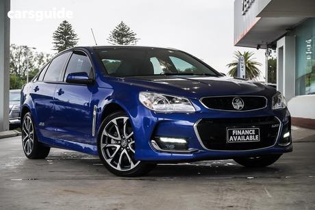 Blue 2017 Holden Commodore Sedan Ss
