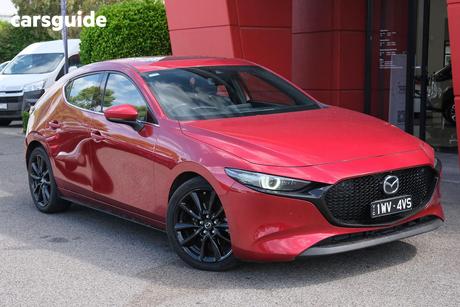 Red 2022 Mazda 3 Hatchback G25 Astina