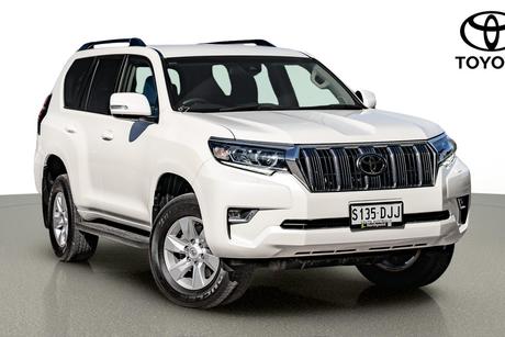 White 2022 Toyota Landcruiser Prado Wagon Gxl