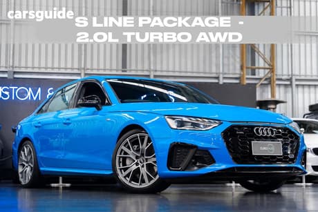 Blue 2021 Audi A4 Sedan 45 Tfsi Quattro S Line Mhev