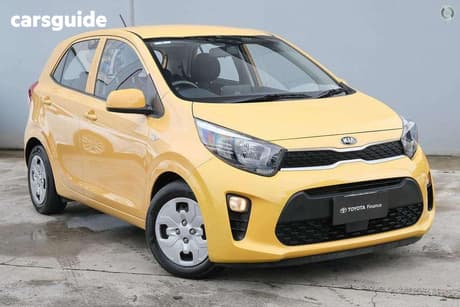 Yellow 2021 Kia Picanto Hatchback S (Pe)