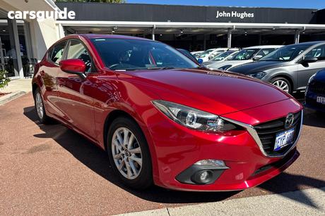Red 2016 Mazda 3 Hatchback Maxx