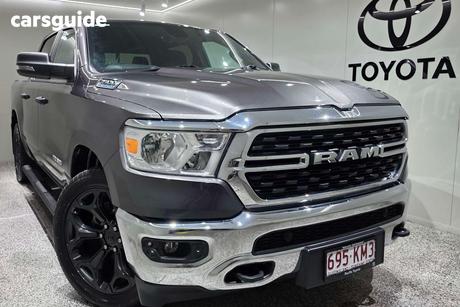 Grey 2023 RAM 1500 Crew Cab Utility Big Horn (5-7 Tub) Mhev (4X4)