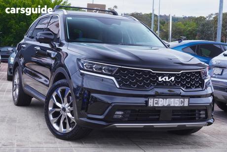 Black 2021 Kia Sorento Wagon Gt-Line 7 Seat