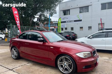 Red 2013 BMW 120I Coupe