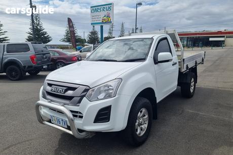 White 2019 Isuzu D-MAX Cab Chassis Sx (4X4)