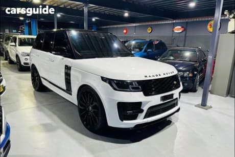 White 2013 Land Rover Range Rover Wagon Vogue Se Sdv8
