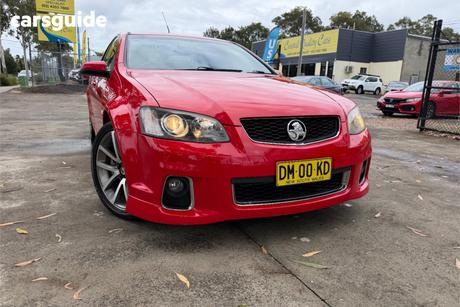 Red 2017 Holden Commodore Sedan Sv6