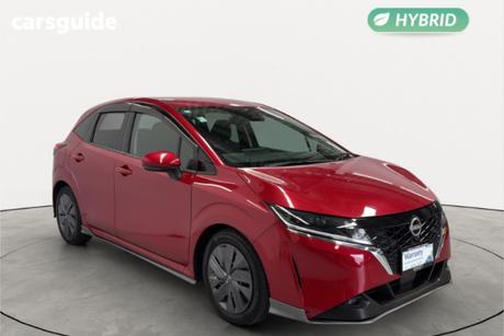 Red 2021 Nissan Note Hatch E-POWER X